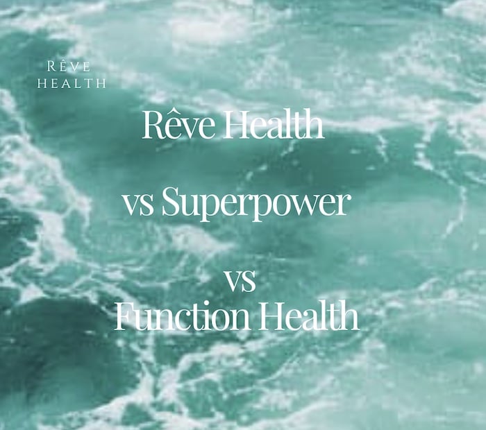 Rêve Health vs Function Health vs Superpower
